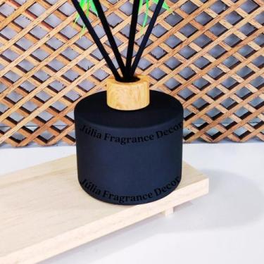 Imagem de Frasco difusor de vidro redondo 220ml - QUERO PRESENTEAR - Júlia Fragr