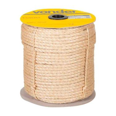 Imagem de Corda de sisal torcida 10mm x 140m 3 pernas carretel vonder