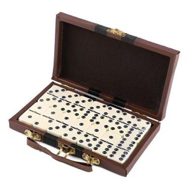 Imagem de Dominó Profissional Modelo Osso com Maleta 12 mm - NZA