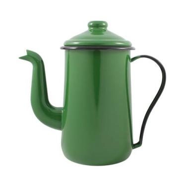 Imagem de Bule Esmaltado para Café 1,5 litros Nr 14 - Ewel, Verde