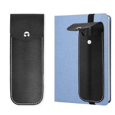 Imagem de Haecsfl Suporte De Caneta Com Elástico Ajustável Para Cadernos, Bolsa Diários, Porta-Lápis, Acessórios Agenda Bíblica, Estojo Fofo (1-Preto)