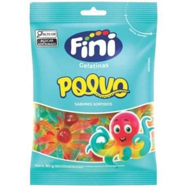 Imagem de Bala de Gelatina Polvo 80g Fini