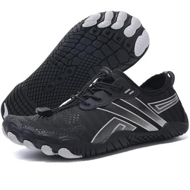 Imagem de ziitop Adulto Unissex Sapatos de Água para Homens, Sapatos de Água, Sapatos de Água, Sapatos de Água Para, Sapatos de Praia Descalços de Secagem Rápida Aqua Swim Sapatos de Água Macia para Piscina, Surf, Caminhada, Parque Aquático, Ioga