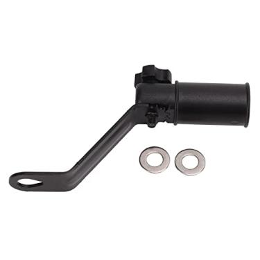 Imagem de Espelho Retrovisor Mount Extender Holder Multifuncional Clamp Bar Phone Holder Alavancas para Moto Bicicleta Scooter Veículo Elétrico Preto Liga de alumínio