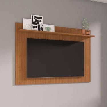 Imagem de Painel para Tv 60 Polegadas Siena Frisado 1,60 Baixo Cedro