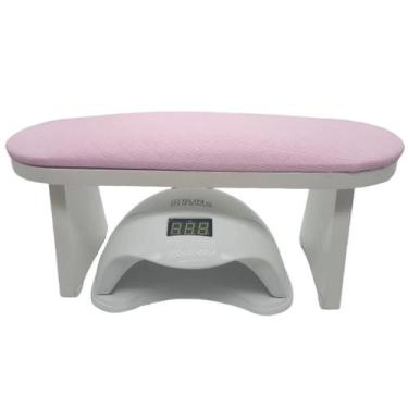 Imagem de Kit Cabine Sun 5 uv/led Com Apoio De Mão Lilás - FAN NAILS
