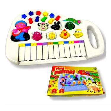 Imagem de Brinquedo piano com música e som dos animais fazendinha - TOYS