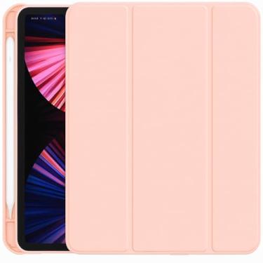 Imagem de Capa Case PREMIUM Anti Impacto com função sleep e suporte para Apple Pencil - compatível com iPad Air 4 e iPad Air 5 De 10.9 Polegadas (Rosa claro)