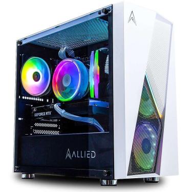 Imagem de Allied Gaming - Stinger Gaming Desktop - AMD Ryzen 5 7600X - 16GB de memória - NVIDIA GeForce RTX 4060 - SSD NVMe de 1TB - Branco-ALL-STNG-2121-US