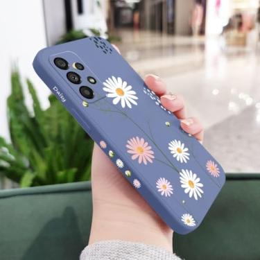 Imagem de Capa de celular Daisys para Samsung A73 A53 A33 A23 A13 A03 A03S A04 A04S A72 A52 A52S A32 A22 A12 A02S A02 A71 A51 4G 5G, azul claro, para A12