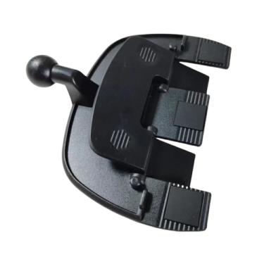 Imagem de ThtRht Substituição de base de suporte de telefone com slot de CD com adaptador de junta esférica de 17 mm para leitor de CD estéreo de carro, suporte de telefone para carro, clipe de montagem de CD