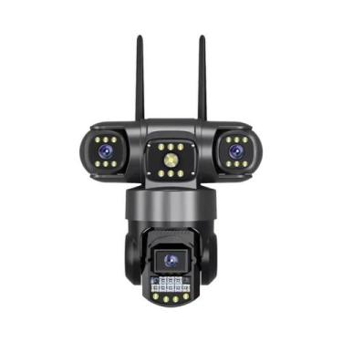 Imagem de Câmera De Segurança IP PTZ Externa 4G WIFI Com Cartão SIM, 12MP, 6K, L