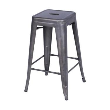 Imagem de Banqueta Alta Tolix Iron Titan em Aço Bronze - Or Design