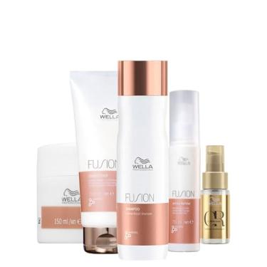 Imagem de KIT WELLA PRO FUSION SH250+CD200+MASC150+OIL30+TT RF70