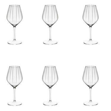 Imagem de Conjunto de 6 Taças De Cristal P/ Vinho 360Ml Proper Effect - Oxford