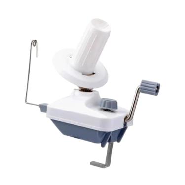 Imagem de Tachiuwa Enrolador de novelos de lã, suporte para novelos de lã, enrolador manual de linha, prático para de linha, Cinza