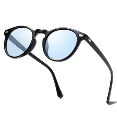 Imagem de KISSOUL Óculos De Sol Polarizados Fotocrômicos, Antirreflexo Uv, Direção Com Bloqueio Luz Azul, Masculino E Feminino, Redondo