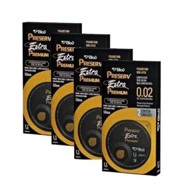 Imagem de Kit 4 Preservativo Preserv Extra Premium C/2 Camisinhas - Blau