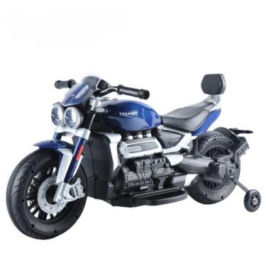 Imagem de Mini moto eletrica 6v triumph rocket 3gt azul - importway