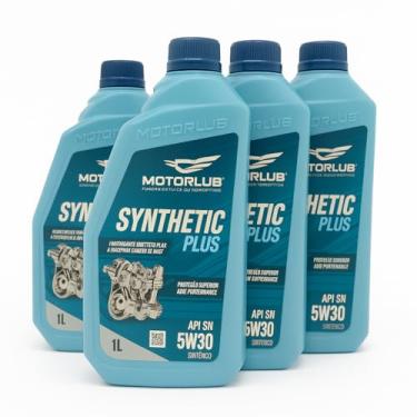 Imagem de Kit 4l Óleo 5w30 Api Sn Sintético Plus