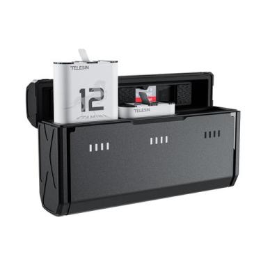 Imagem de Carregador de bateria e carregador de bolso TELESIN para GoPro Hero 9-