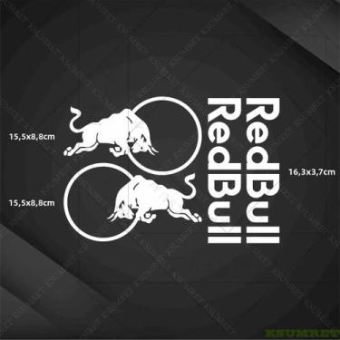 Imagem de Vinil para adesivos de motocicleta Red Bull decalque tanque capacete l