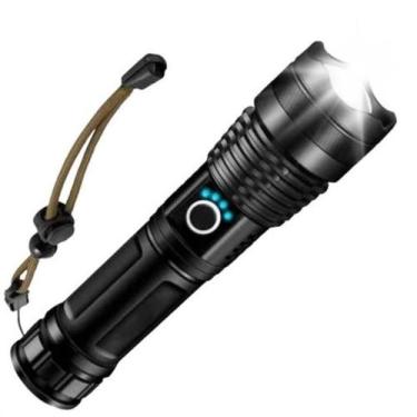 Imagem de Lanterna Tática Militar T9 C/ Carregamento Usb Ultra Potente Lanterna 