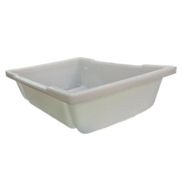 Imagem de BANDEJA AÇOUGUE PEAD NATURAL 30L 61x40x18,5CM ALTA MOD.142 - O.M LAMIN