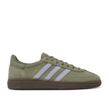 Imagem de adidas Tênis feminino de handebol Spezial, Focus Olive/Violeta/Goma, 38