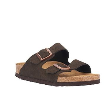 Imagem de Birkenstock Sandália feminina Bout Ouvert com bico aberto, Palmilha macia marrom mocca, 8.5