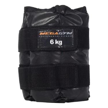 Imagem de 2X Caneleira Tornozeleira 6Kg Em Náilon Impermeável Peso De