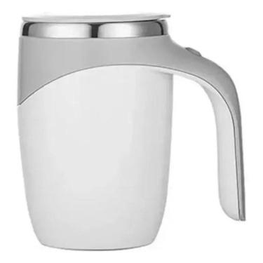 Imagem de 2X Caneca Térmica Copo Magnética Mixer Café Inox Misturador