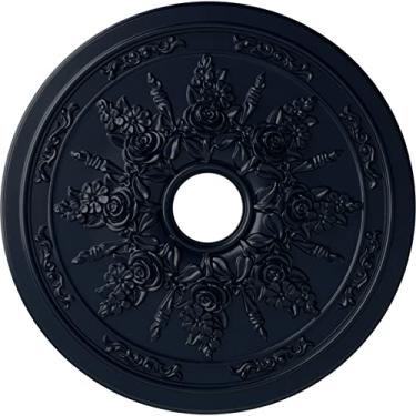 Imagem de Medalhão de teto Ekena Millwork, 23 5/8"OD x 4"ID x 1 1/2"P (Fits Canopies up to 4"), Hand-Painted Midnight Dream