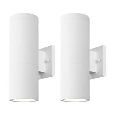 Imagem de Luminária de parede externa Mirrea, pacote com 2 unidades, impermeável