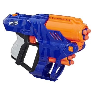 Imagem de Lançador Nerf Elite Shellstrike Ds 6 - Hasbro E6171