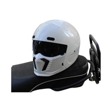 Imagem de Capacete De Motocicleta Retro Unissex Com Design Scorpion Compatível C