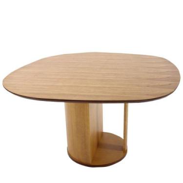 Imagem de Mesa de Jantar Orgânica Lugano Nacional Móveis 135 cm (larg) Tampo Mad