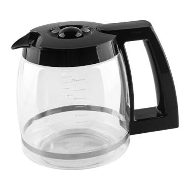 Imagem de Anbige Peças de reposição jarra de vidro para 12 xícaras, compatível com a cafeteira Cuisinart DCC-1200, CHW-12, DGB-400, SS-12