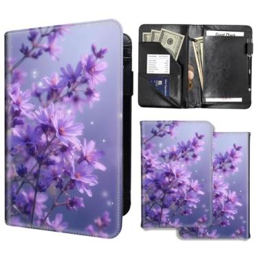 Imagem de DEGDFSGR Livros de servidor para avental de garçonete - Livro de servidor de couro PU fofo preto, carteira de garçom de garçom com bolso com zíper suporte para caneta bolso para dinheiro, lindo livro