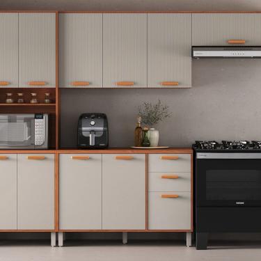 Imagem de Cozinha Completa Modulada 4 Peças Itafriz Itatiaia Cinamomo-fendi
