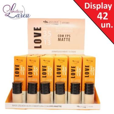 Imagem de -Display Base Liquida Alta Cobertura FPS 35 Matte Nº50 a 55 (42 un.) -