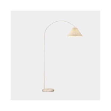 Imagem de Luminária de chão Luminária de chão LED regulável para sala estar, estudo, escritório, luminárias pé com abajur, controle remoto, para quartos, brancas