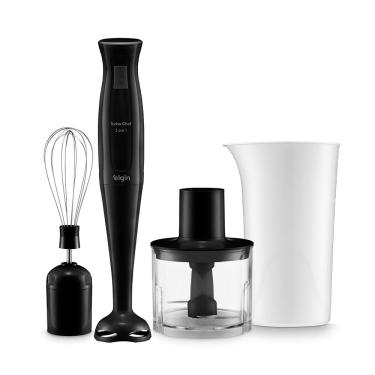 Imagem de Mixer Turbo Chef 3 em 1 Preto - Mistura, Tritura e Bate 200W