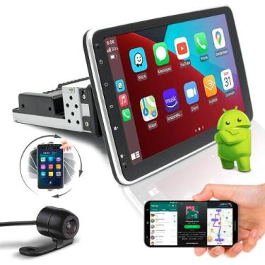 Imagem de Kit Central Multimídia Tela Rotate + Câmera Ré Onix 2017 2018 2019 202