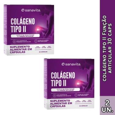 Imagem de Colágeno Tipo II Função Articular Sanavita 30 Cápsulas, 2UND