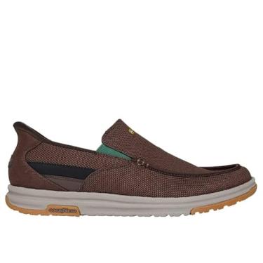 Imagem de Skechers Tênis masculino Melson 2.0 Chaz Slip Ins, Choc, 7 X-Wide