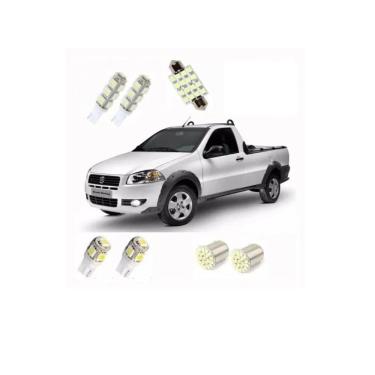 Imagem de Kit Lâmpadas LED Fiat Strada até 2013 Blue Lion