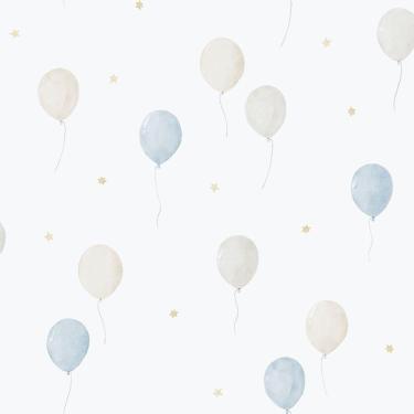 Imagem de Papel De Parede Enzo Balão Azul 287-2