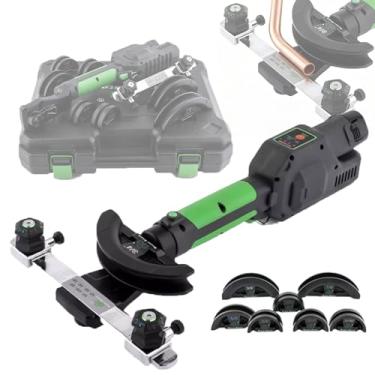 Imagem de Dobradeira EléTrica De Tubos De Cobre Com Matrizes De 1/4" A 7/8", Dobradeira RáPida De Tubos A 90°, Dobradeira Manual De Tubos De íOn-LíTio Para Diversos Reparos Em Tubos De Cobre