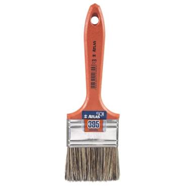 Imagem de Trincha com Cerdas em Gris, Cor Laranja, Atlas.